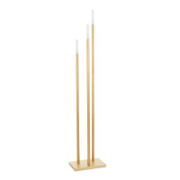 Lumisource LS-VERICICLE FL AU Vertical Icicle Contemporary Floor Lamp in Gold Metal